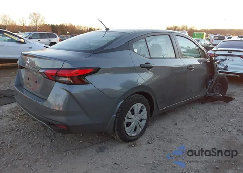 2022 Nissan Versa 1.6 S Xtronic Cvt z USA, uszkodzony, nr VIN 3N1CN8DVXNL821610